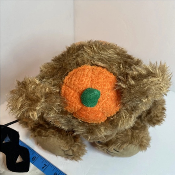 Teddy Bear in Pumpkin Suit Masquerade Halloween Plush Stuffed Toy - Picture 8 of 9